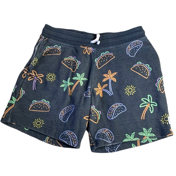 CHUBBIES Neon Snack Attack French Terry Lounge Shorts 7 inch size S - Picture 1 of 15